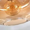 Apedo Plafondlamp - Glas 30 cm Amber, 1-licht