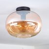 Apedo Plafondlamp - Glas 30 cm Amber, 1-licht