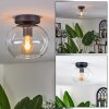 Apedo Plafondlamp - Glas 20 cm Duidelijk, 1-licht