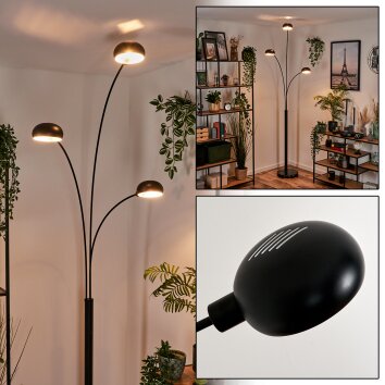 Nikkala Staande lamp Zwart, 3-lichts