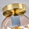 Koyoto Plafondlamp - Glas 15 cm Amber, Duidelijk, 1-licht