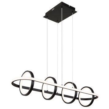 Globo WOLFHARD Hanger LED Zwart, 1-licht, Afstandsbediening