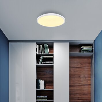 Globo XANDER Plafondpaneel LED Wit, 1-licht