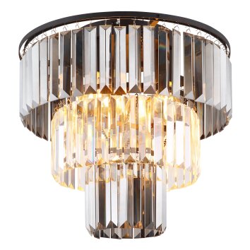 Globo NAXIS Plafondlamp Zwart, 3-lichts