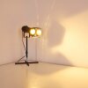 Lichinga Tafellamp Chroom, Zwart, 1-licht