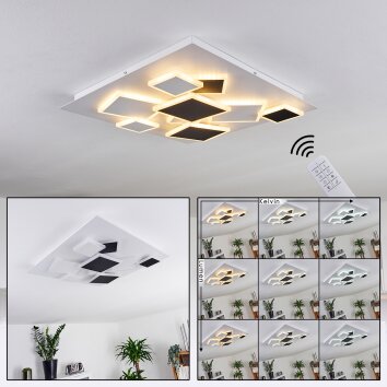 Minichu Plafondlamp LED Wit, 1-licht, Afstandsbediening