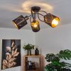 Opatija Plafondlamp Zwart, 3-lichts