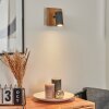 Javel Muurlamp Grijs, houtlook, Zwart, 1-licht