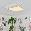 Haumonia Plafondpaneel LED Wit, 2-lichts, Afstandsbediening, Kleurwisselaar