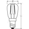 OSRAM set van 2 LED Special E14 1,3 watt 2700 kelvin 110 Lumen