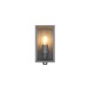 Trio GARONNE Muurlamp Antraciet, 1-licht, Bewegingsmelder
