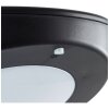Brilliant Bardum Muurlamp LED Zwart, 1-licht, Bewegingsmelder