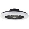 Brilliant Badria Plafondlamp LED Zwart, 1-licht, Afstandsbediening