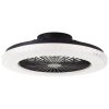 Brilliant Badria Plafondlamp LED Zwart, 1-licht, Afstandsbediening