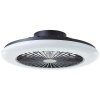 Brilliant Salerno Plafondlamp LED Zwart, 1-licht, Afstandsbediening
