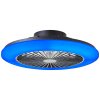 Brilliant Salerno Plafondlamp LED Zwart, 1-licht, Afstandsbediening