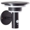 Brilliant Garvina Buiten muurverlichting LED Zwart, 1-licht, Bewegingsmelder