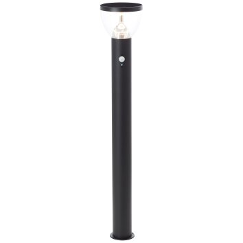 Brilliant Tulip Buiten staande lamp LED Zwart, 1-licht, Bewegingsmelder