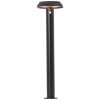 Brilliant Alvero Buiten staande lamp LED Zwart, 1-licht, Bewegingsmelder
