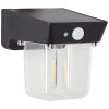 Brilliant Parson Buiten muurverlichting LED Zwart, 1-licht, Bewegingsmelder