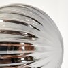 Remaisnil Staande lamp - Glas 10 cm, 12 cm Zwart, 3-lichts