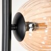 Remaisnil Staande lamp - Glas 10 cm, 12 cm Zwart, 3-lichts