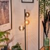 Remaisnil Staande lamp - Glas 12 cm Zwart, 3-lichts