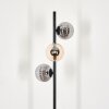 Remaisnil Staande lamp - Glas 12 cm Zwart, 3-lichts