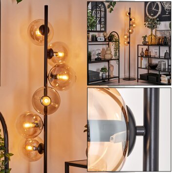 Gastor Staande lamp - Glas 15 cm Amber, Duidelijk, 6-lichts