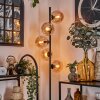 Gastor Staande lamp - Glas 15 cm Amber, 5-lichts
