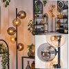 Gastor Staande lamp - Glas 15 cm Amber, Rookkleurig, 5-lichts