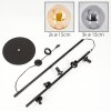 Gastor Staande lamp - Glas 15 cm Amber, Rookkleurig, 5-lichts