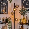 Gastor Staande lamp - Glas 15 cm Amber, Rookkleurig, 5-lichts