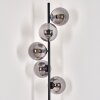 Gastor Staande lamp - Glas 15 cm Zwart, 5-lichts