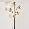 Koyoto Staande lamp - Glas 15 cm Amber, 5-lichts