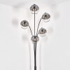 Koyoto Staande lamp - Glas 15 cm Duidelijk, Rookkleurig, 5-lichts