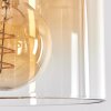 Parane Hanger - Glas 20 cm Amber, Duidelijk, 3-lichts