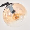 Koyoto Staande lamp - Glas 15 cm Amber, Duidelijk, Rookkleurig, 5-lichts