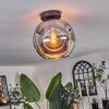 Ripoll Plafondlamp - Glas 25 cm Rookkleurig, 1-licht