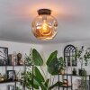 Ripoll Plafondlamp - Glas 25 cm Amber, 1-licht