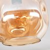 Ripoll Plafondlamp - Glas 25 cm Amber, 1-licht