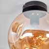 Ripoll Plafondlamp - Glas 25 cm Amber, 1-licht