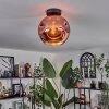 Ripoll Plafondlamp - Glas 25 cm Koperkleurig, 1-licht