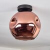 Ripoll Plafondlamp - Glas 25 cm Koperkleurig, 1-licht