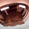 Koyoto Plafondlamp - Glas 20 cm Koperkleurig, 1-licht