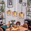 Lauden Hanger - Glas 25 cm Amber, Duidelijk, 3-lichts