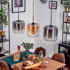 Lauden Hanger - Glas 25 cm Amber, Duidelijk, Rookkleurig, 3-lichts