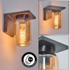 Aquin Buiten muurverlichting Antraciet, 1-licht