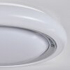 Kaas Plafondlamp LED Chroom, Wit, 1-licht