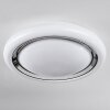 Kaas Plafondlamp LED Chroom, Wit, 1-licht
